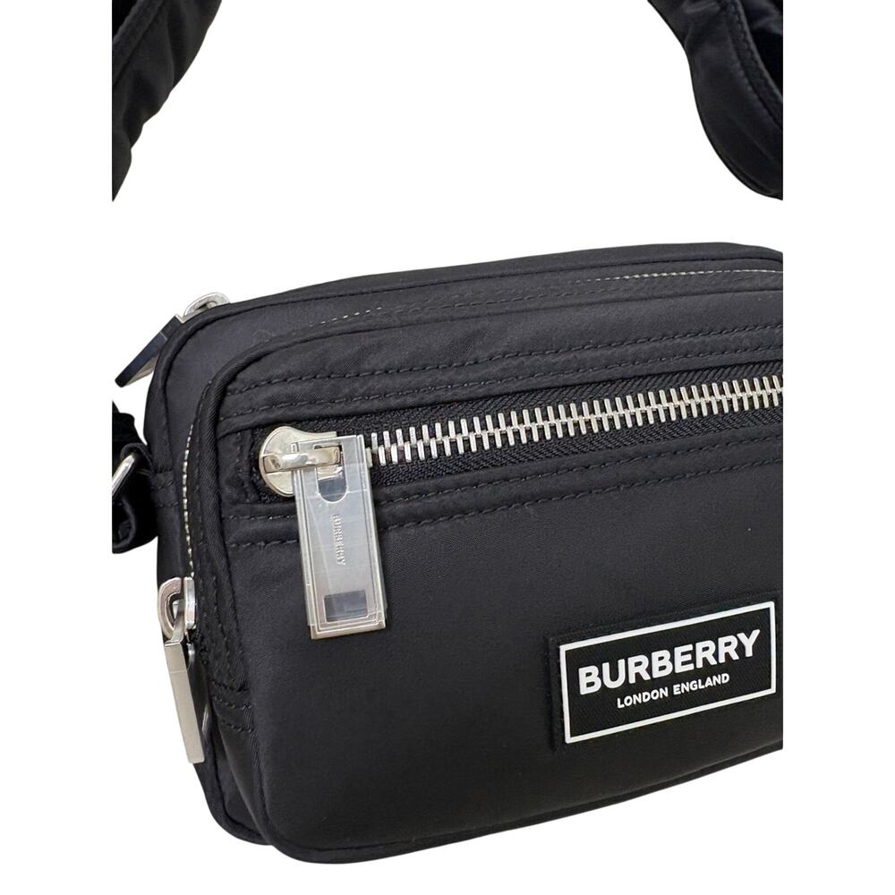 Sale ends 6/4 Burberry Black Nylon logo crossbody bag New - Picture 3 of 9